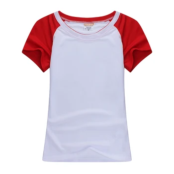 5pcs/veliko Toplotna sublimacija prenos posebnih čiste barve prazno T shirt barva hitro suhega očesa poliester športne tkanine ženski wear