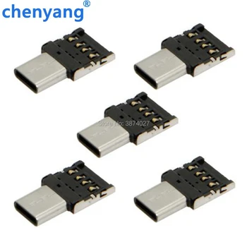 5pcs/veliko Ultra Mini Tip-C USB tip c USB-C-USB 2.0 OTG Adapter, Priključek za Tablični & USB Kabel & Flash U Disk