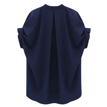 5xl Plus Velikost Ženske Majice Barva Kratek Rokav Proti Vratu Bluzo Priložnostne Poletje Vrhovi velikost 5xl šifon bluze 2019 blusas #20