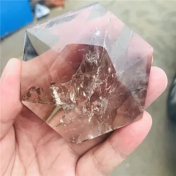 60-65 mm Naravnih dimljen quartz vklesan zvezda David Rock kristal duhovno Reiki Zdravljenje