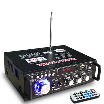 600W Digitalna HI-fi Bluetooth Stereo Audio Ojačevalnik SD FM Mic Avto Dom Trajno Zgoraj 200W BT-298A ONLENY