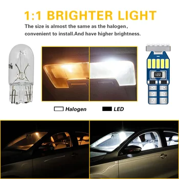 6pcs Avtomobilski LED Osvetlitev Notranjosti Kupole Branje Trunk luči Za VW Caddy 2006 2007 2008 2009 2010 2011 2012 2013 Dodatki