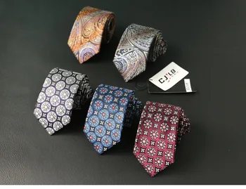 7 cm mens kravato Nove Vezi, za moške blagovne Znamke Neckties za Moški 7 cm Širok Vratu Vezi Poroka Obleke Poliester Gravata Poslovnih Corbatas Kravato