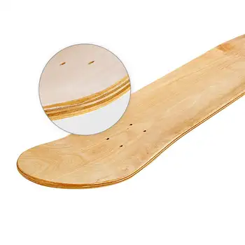 7-Plast Javor Prazno skateboard Dvojno Konkavno 8inch Deske Naravnih Skate Krova Board Deske Krova Lesa Nazaj DIY Vzorec