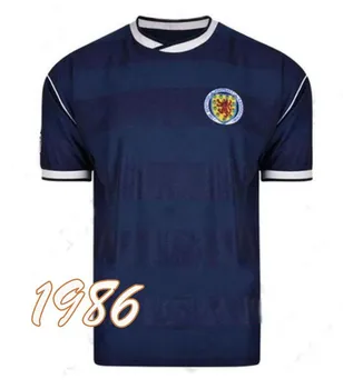 78 82 1986 1995 Škotskem Retro Nogometni Dres Doma oprema modra kompleti 1996 1998 classic Vintage ŠKOTSKEM Majica Majica vrhovi