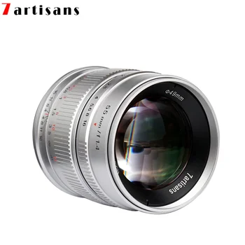 7artisans 55m f1.4 Objektiv za Sony E Canon EOS-M Fuji FX M4/3 Mikro SLR Profesionalni Foto Studio, Fotografsko, Video Vlog