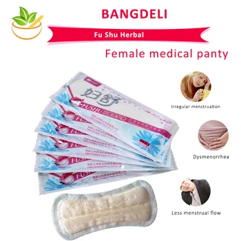 80 Kos/ 8 Paketi Fu Shu Medicine Tamponi Anion Blazine Ženski Ginekološki Blazine Vaginalne Okužbe Zdravilo Sanitarne Napkin Hlačne Linijske