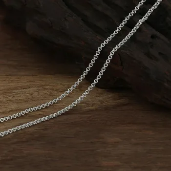 925 sterling srebrni verigi moda ogrlico, obesek za ženske ali moške blagovne Znamke, Vroče Prodaje 2 mm ogrlica vintage nakit GN026
