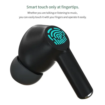 A1 TWS Bluetooth 5.0 Brezžično in-ear Slušalke HiFi Čepkov s Polnjenjem Polje