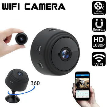 A9 Webcam največ 128G širitev Kamera HD 1080P Nepremočljiva širokokotni Objektiv Kamere Šport Ir Night Vision Camera