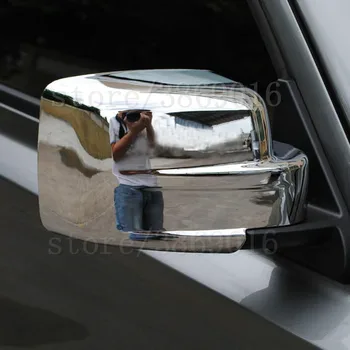 ABS Chrome Avto Rearview Mirror, Prevleke za Jeep Patriot 2011-Car Vzvratno Ogledalo Lupini Kritje Dodatki