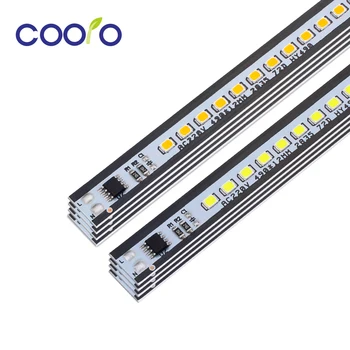 AC 220V LED Bar Svetlobe 49 cm Visoko Svetlost 2835 72 Led/pc LED Trakovi, Trdi Bela Topla Bela 10pcs/veliko