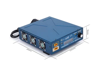 Aerops Podrobnosti o ProTek RC EV-Peak PJ1 eCube 1360W napajalnik w/USB vhod (12-24V/60A/1360W)