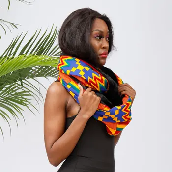 Afriške Modni šal bombaž vosek Tiskanja šal za ženske in moške Nigerijski kente šal pozimi topel šal