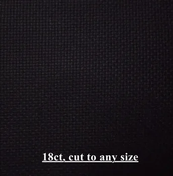 Aida 1ct 14ct 11ct črne barve navzkrižno šiv tkanine platno DIY ročno šivanje obrti ročno šivi vezenje dobave