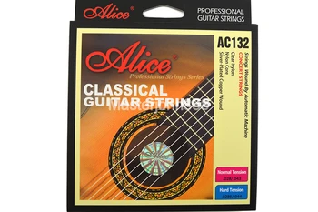 Alice AC132-H/N Klasične Kitare, Godala Kristalno Najlon Strune posrebrene Baker Rane 1. in 6. Strune Brezplačno Shippng