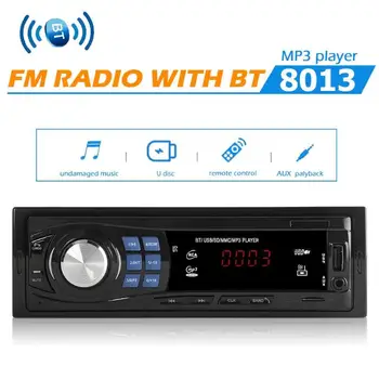 Alloet Avto FM Radio 8013 Enotni 1 DIN Avtomobilski Stereo sistem MP3 Predvajalnik V Dash Vodja Enote, Bluetooth, USB, AUX FM-Radijski Sprejemnik Za Samodejni