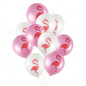 Amawill Flamingo Papir Buntings Party Klobuki, Roza Torto Toppers, Flamingo Latex Baloni za Rojstni dan Okraski Ananas Dekor 8D