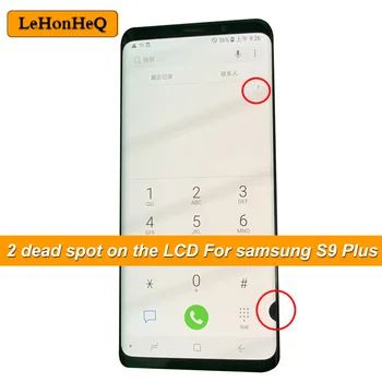 AMOLED zaslon LCD Za Samsung Galaxy S9 Plus G965 LCD Zaslon na Dotik, Računalnike Zbora Za samsung S9 LCD Plus z dvema mrtve točke