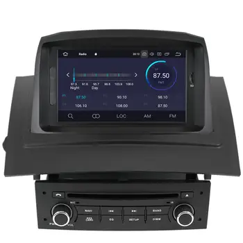 Android 10 4G+64GB Avto DVD Predvajalnik, GPS Multimedia Radio Za Renault Megane 2 Fluence 2002-2008 GPS Navigacija Vgrajen DSP enota