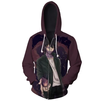 Anime Moj Junak Univerzami hoodie Boku ni Junak Bakugou Katsuki Jakne plašči Kostum Šport Hooded zadrgo Sweatshirts