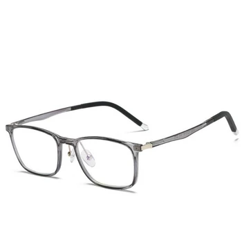 Anti-modra svetloba TR90 Obravnavi Očala Za Unisex Ultralahkimi, Daljnovidnost Očala Črna/Pregledna Sivi Okvir +1.0 +1.5 +2.0 Za +4.0
