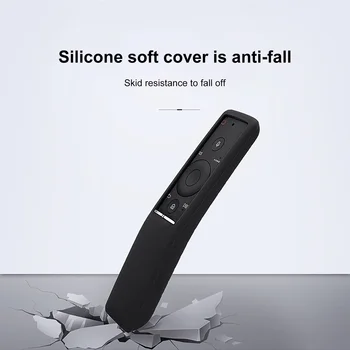 Anti-Slip Daljinsko Primerih Za Samsung Smart TV Mehka Silikonska Zaščitna torbica za Oddaljeni Nadzor, Prevleke za Daljinski upravljalnik TELEVIZORJA Gume Kritje
