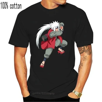 Antidazzle Moških Tshirts Geek, Bombaž Majica Kratek Rokav Človek Jiraiya Anime Naruto Družinska Blagovna Znamka Oblačil