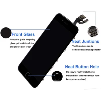 Aokin Za iphone 6 LCD Full Skupščine Skupaj S 3D Sile Dotik Za iphone 6 Zaslona Zamenjava Zaslona