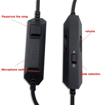 Avdio Kabel Inline Control Za Logitech G233 G433 Ali Za Logitech G PRO X Gaming Slušalke Slušalke Žične Slušalke Avdio Kabel