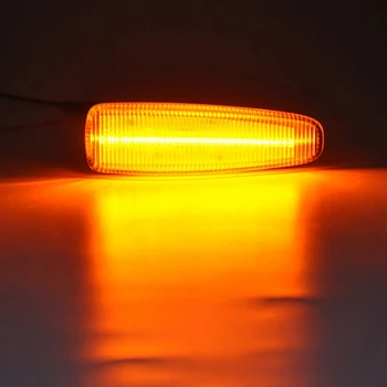 Avto Dynamic LED Strani Marker Osvetlitev Vključite Opozorilne Luči Strani Repetitorja Rumena Lučka za Mitsubishi Lancer EVO X 8351A001