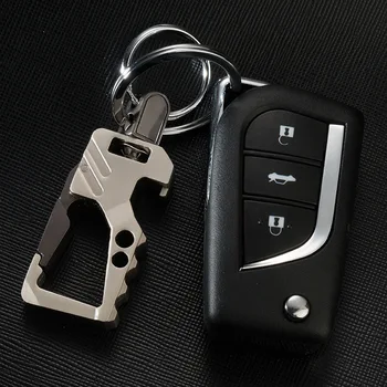 Avto Styling Keyring Keychain Ključnih Verige Ring, NOVA Oprema DIY Lepo Toplo Ustvarjalno Darilo Upscale Usnje Cinkove Zlitine Univerzalni