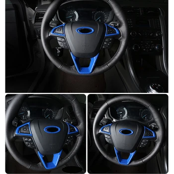 Avto Volan Kritje Trim Notranje Nalepke Ogljikovih Vlaken Styling Nalepke Za Ford Mondeo Fusion 2013 2016 2017