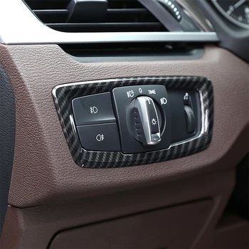 Avtomobilska dodatna Oprema ABS Avto Notranje zadeve Smerniki Vklop Gumb Okvir Pokrova Nalepke Trim Dekor Za BMW X1 F48 X2 F47 1 Serija 2016-2019