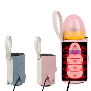 Baby Steklenice Toplejše Vrečko Izolirana Prenosni USB Mleka Ogrevanje Vrečko Nosilec Za Potovanja