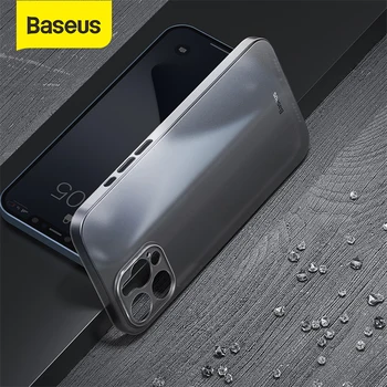 Baseus Primeru Telefon za iPhone 11 Pro 12 Mini Pro Max 8 XR Shockproof Primeru Ultra Tanek Pokrovček Coque Hrbtni Pokrovček za Telefon Apple Primeru