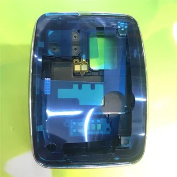 Baterija Zadnji Pokrovček za Samsung Galaxy Prestavi S SM-R750 R750V R750T R750A Smartwatch s Stiki in Rog Watch Stanovanj Zadaj Primeru