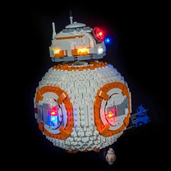 Baterijsko Napajanje LED Luči Gradnik oprema Komplet za BB-8 Robot 75187 (Samo LED Luči, Ne Blok Kit)