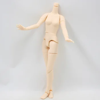 Bela koža telesa 8.5 cm Za 12 inch Blyth lutka z Velikimi Prsi in bradavice, ki je primerna za spremembe telesa
