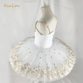 Bela profesionalna balerina balet tutu za otroka, otrok, otroci, dekleta, ženske odraslih balerina stranka balet plesne kostume dekleta