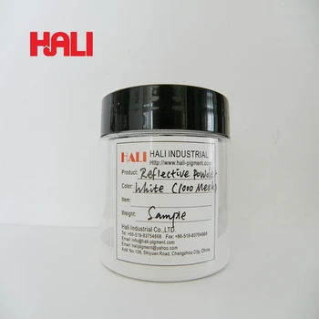 Belo odsevno pigment v prahu, mikro steklene kroglice,tiskanje reflektivni pigment,HLRF-02 1000mesh bela,1 lot=50gram brezplačna dostava