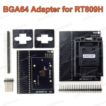 BGA64 Posebne EMMC Adapter Za RT809H Programer RT-BGA64-01 Vtičnico 1,0 mm razmika okvir 11*13mm Izvirno Novo Brezplačna Dostava
