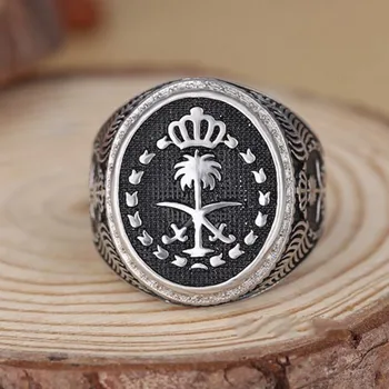 BOCAI s925 sterling silver obroči za moške 2020 novo modno osebnost Bližnjem Vzhodu Tajske srebro cirkon moški solide srebrni prstan