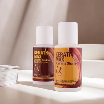 Brazilski keratin 12% Formalin Keratin Las Zdravljenja Za Poškodovane Kodraste Lase + 100 ml Šampon Čiščenje