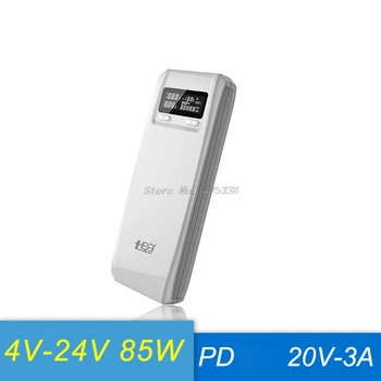 (Brez Baterije) QD188-PD Dvojno USB QC 3.0 + Tip C PD DC Izhod 8x 18650 Baterije DIY Moči Banke Polje Imetnik Primeru Hitro Polnilnik