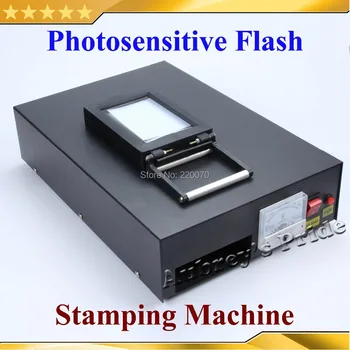 Brezplačna Dostava 42MM Fotoobčutljivih Portret Flash Žig Stroj Komplet Self tiskarske barve Tiskarske za Izdelavo Pečat Pad Papir, Film Kit