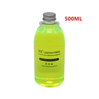 Brezplačna Dostava,500 ml,Fluorescentna olje,Ultravijolični olje pušča odkrivanje Avtomobilske klimatske naprave