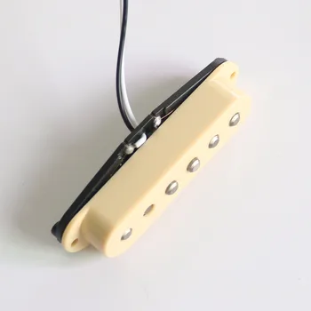 Brezplačna Dostava Elctric Kitara Deli Black Ivory Barve Alnico 2 magnet ST Single Coil Kitara Pickup