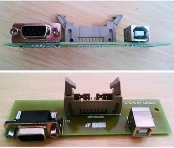 Brezplačna dostava,Rezanje plotter vmesnik odbor s serial port (serijska vrata in vrata USB, vinyle rezalnik priključek odbor plotter