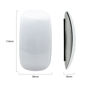 Brezžična tehnologija Bluetooth 5.0 Miško Magic Polnilna Laser Tiho Arc Touch Mause Ergonomska Ultra-tanek Prenosni Miši Za Apple Mac PC
